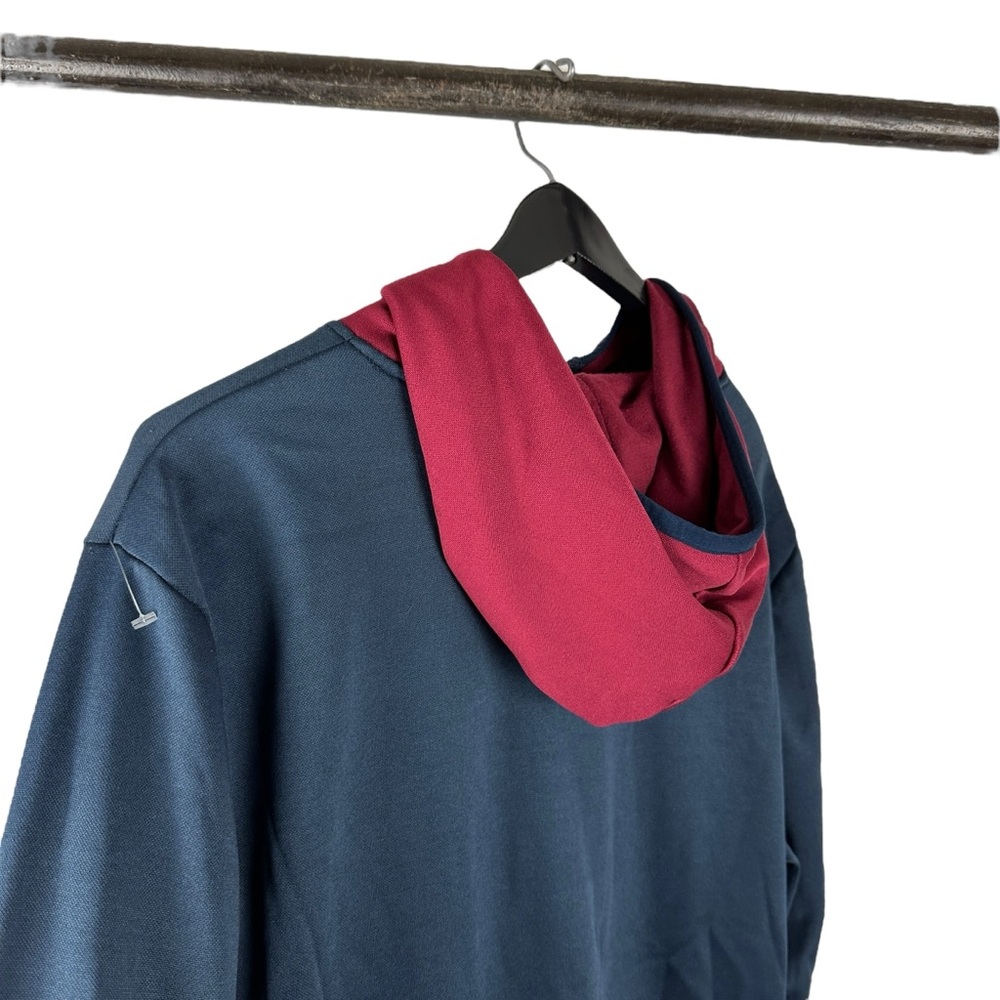 Mens Y2K Barcelona Football Club Soccer Blue Full Zip Futbol Hoodie Size M - Picture 7 of 9